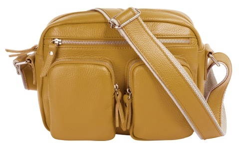 SAMANTHA LOOK, Samantha Look Umhängetasche, Samantha Look Umhängetasche, echt Leder, Made in Italy
