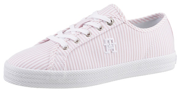 Tommy Hilfiger, Tommy Hilfiger Sneaker »ESSENTIAL SNEAKER IN SEERSUCKER«, mit TH-Stickerei, 