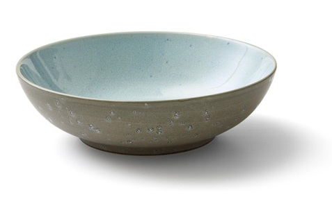Bitz, Bitz - Salatschüssel Ø 24 cm Grau und Hellblau, Bitz 1015246 Teller 1 Stk. Hellblau