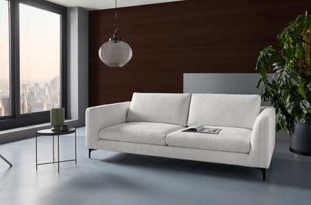 PLACES OF STYLE, Places of Style 3-Sitzer »Nixon«, auch in Samtvelours, inkl. Rückenkissen, 