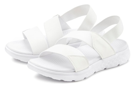 VIVANCE, Vivance Sandale, Sandalette, Sommerschuh mit leichter Sohle & elastischen Riemen VEGAN, 
