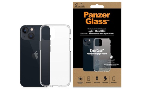 undefined, PanzerGlass 0312 Handy-Schutzhülle Transparent, PanzerGlass Displayschutzglas »Back Cover ClearCase«, für iPhone 13 mini