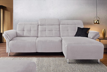PLACES OF STYLE, Places of Style Ecksofa »Manhattan«, 2 Sitze mit elektrischer Relaxfunktion, verstellbare Armlehnen, Home affaire Ecksofa »Manhattan L-Form« 2 Sitze mit elektrischer Relaxfunktion, verstellbare Armlehnen