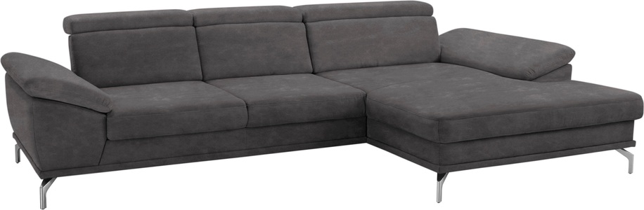SIT&MORE, sit&more Ecksofa, sit&more Ecksofa »Scorpio L-Form«, inklusive Sitztiefenverstellung, wahlweise mit Kopfverstellung