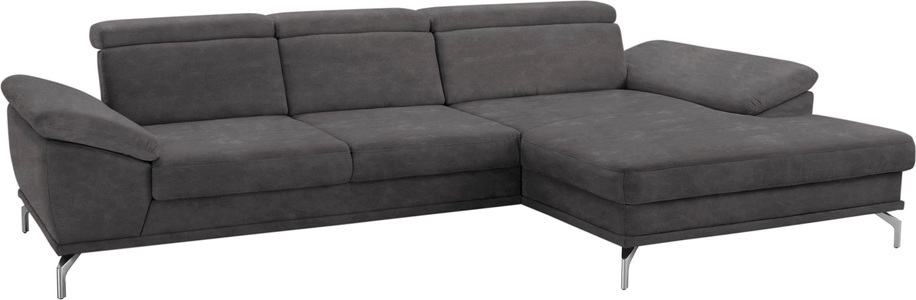 SIT&MORE, sit&more Ecksofa, sit&more Ecksofa »Scorpio L-Form«, inklusive Sitztiefenverstellung, wahlweise mit Kopfverstellung