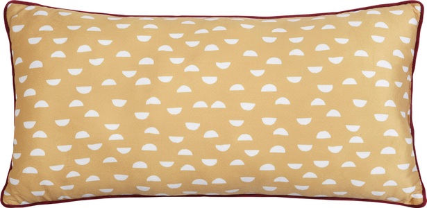 undefined, Hip Nicki-Velours Kissen Nevine, gefüllt, hip Dekokissen »Nevine«, Mit Füllung, 1 Stück, Biese, 30x60, Wendeoptik, Weich, Bunt, Papagei