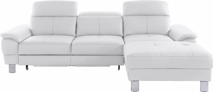 exxpo - sofa fashion, exxpo - sofa fashion Ecksofa, inkl. Kopf- bzw. Rückenverstellung, wahlweise mit Bettfunktion und Bettkasten, exxpo - sofa fashion Ecksofa »Mantua 2, inkl. Kopf- bzw. Rückenverstellung, bequem, L-Form«, wahlweise mit Bettfunktion und Bettkasten, tolle Verarbeitungsdetails