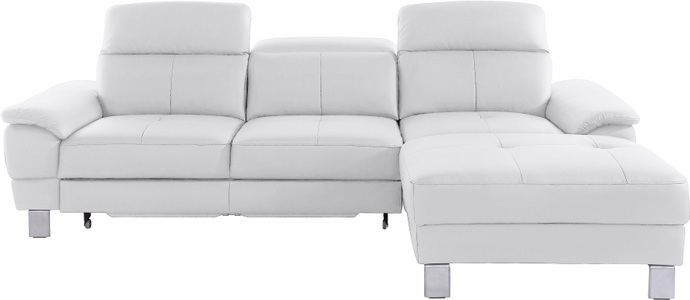 exxpo - sofa fashion, exxpo - sofa fashion Ecksofa, inkl. Kopf- bzw. Rückenverstellung, wahlweise mit Bettfunktion und Bettkasten, exxpo - sofa fashion Ecksofa »Mantua 2, inkl. Kopf- bzw. Rückenverstellung, bequem, L-Form«, wahlweise mit Bettfunktion und Bettkasten, tolle Verarbeitungsdetails