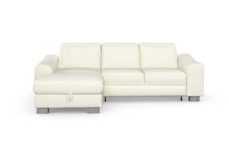 SIT&MORE, sit&more Ecksofa »Durness«, mit Federkern und hochwertigen Edelstahlfüssen, wahlweise mit Kopfteilverstellung, Bettfunktion und Bettkasten oder mit Bettfunktion und Bettkasten, sit&more Ecksofa »Dundee L-Form«, mit Federkern und Edelstahlfüssen, wahlweise mit Kopfteilverstellung