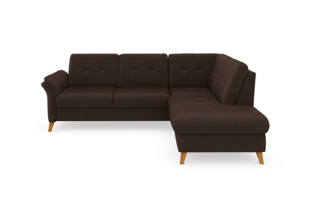 sit&more Ecksofa »Göteborg«, inklusive Sitztiefenverstellung und Federkern, wahlweise mit Bettfunktion und Bettkasten