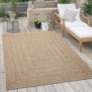 GOODproduct Outdoorteppich »Kyllian« rechteckig 10 mm Höhe robuster In- und Outdoor Teppich, Jute-Look