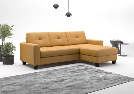 PLACES OF STYLE Ecksofa »Varese« wahlweise mit Bettfunktion und Bettkasten