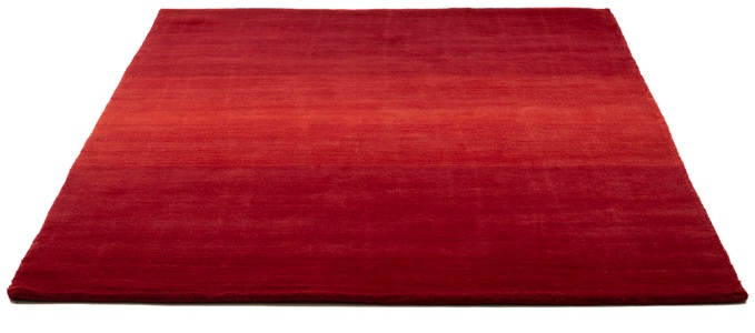 Theko®die Markenteppiche, Wollteppich ´Wool Comfort´ Theko®die Markenteppiche Rot, THEKO Wollteppich »Wool Comfort«, rechteckig, 14 mm Höhe, Handweb Teppich, reine Wolle, handgewebt, brilliante Farben, Scandi