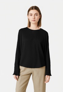 Y.A.S Plisseeshirt »YASALISA LS TOP S. NOOS«