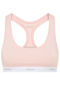 HUGO Underwear Bralette, Ringerrücken, Unterbrustband mit Logoschriftzug
