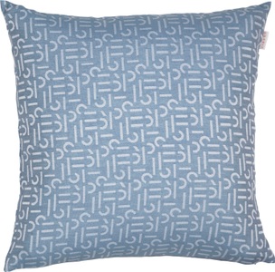 Esprit, Esprit Dekokissen »Scatter«, (1 St.), mit Allover-Schriftzug, Esprit Kissenhülle e-scatter 45x45 , E-Scatter 50807-080-45-45 , Blau, Hellblau , Textil , Uni , 45 cm , hochwertige Qualität , 003021130306