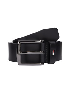 Tommy Hilfiger Ledergürtel »DENTON 3.5 EXT«, Einfachdornschliesse, Metalllogo