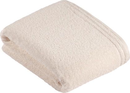 undefined, Vossen Walk-Frottier Badetuch Calypso Feeling, Vossen Badetuch 100/150 cm , Calypso Feeling 8807/2321 , Creme, Beige , Textil , Uni , 100 cm , Frottee , saugfähig , 003355046228