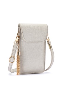Lascana, LASCANA Handytasche, LASCANA Umhängetasche »Handytasche«, mit Sichtfenster, Minibag, Crossbody Bag, VEGAN