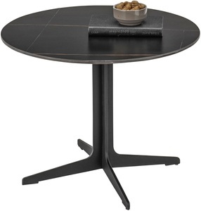 HBZ, HBZ Couchtisch »LENA«, rund Keramik Schwarz, Tisch mit Gestell in schwarz, Stolkom Couchtisch »LENA«, rund Keramik Schwarz, Tisch mit Gestell in schwarz