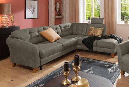 HOME AFFAIRE, Home affaire Ecksofa »Trondheim«, mit Federkern, Home affaire Ecksofa »Trondheim L-Form«, mit Federkern