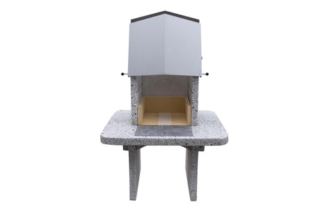 Nouvel, Nouvel Grillkamin »mit Faltdach«, Cheminée Miramar/Mira