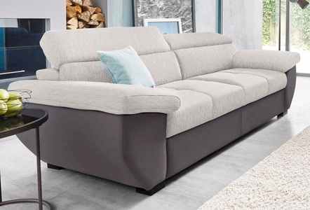 Cotta, COTTA Polstergarnitur »Speedway«, (Set), Set: bestehend aus 2,5-Sitzer Sofa und Hocker, 2,5-Sitzer, COTTA Polstergarnitur »Speedway«, (Set), Set: bestehend aus 2,5-Sitzer Sofa und Hocker, 2,5-Sitzer