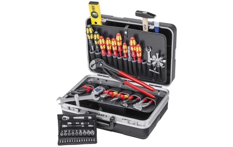 Knipex, Knipex Werkzeugkoffer Sanit?r, Knipex Werkzeugset »Sanitär«, (52 tlg.)