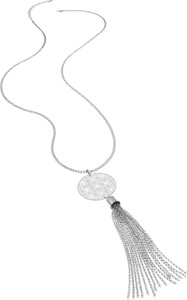 Lascana, LASCANA Lange Kette, LASCANA Lange Kette, mit Ornament und Tassel, Kette mit Anhänger, Halsschmuck