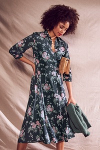LAURA SCOTT, Laura Scott Hemdblusenkleid, mit floralem Print - NEUE KOLLEKTION, 