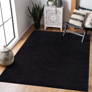Carpet City, Carpet City Teppich »Fancy«, rechteckig, 12 mm Höhe, Kurzflor, Einfarbig, 3D-Optik, Wohnzimmer, Carpet City Teppich »Friseé-Teppich FANCY900«, rechteckig, 12 mm Höhe, Kurzflor, Einfarbig, 3D-Optik, Streifen Look