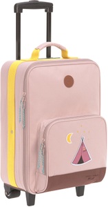 Lässig, Lässig Kinder-Trolley ADVENTURE TIPI (29x46x19,5) in rosa, LÄSSIG Trolley Adventure Tipi