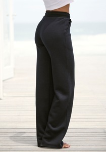 VIVANCE, Vivance Relaxhose, ultraweicher Sweat innen angeraut, Vivance Relaxhose »-Loungehose«, mit weitem Bein und aus ultraweicher Sweatqualität