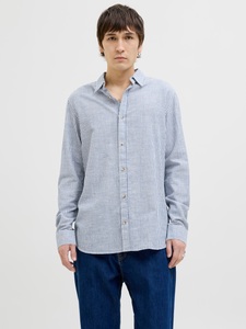 Jack & Jones Langarmhemd »JJESUMMER SHIRT LS SN«, mit Hemdkragen