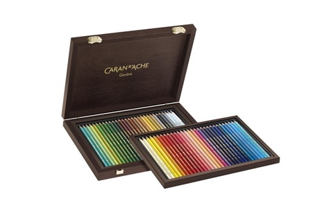 Caran d'ache, Caran d`Ache Caran d'Ache Malstiftebox, Caran d'Ache Farbstifte ? Exklusive Qualität im edlen Holzkoffer - Caran d'Ache