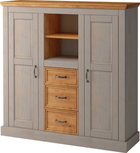 HOME AFFAIRE, Home affaire Highboard »Selma«, Breite 130 cm, Home affaire Highboard »Selma«, Stauraumschrank, Breite 130 cm