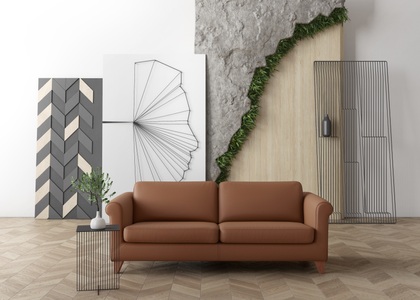 machalke®, machalke® 3-Sitzer »amadeo«, Ledersofa mit geschwungenen Armlehnen, Breite 213 cm, machalke® 3-Sitzer »amadeo« Ledersofa mit geschwungenen Armlehnen, Breite 213 cm
