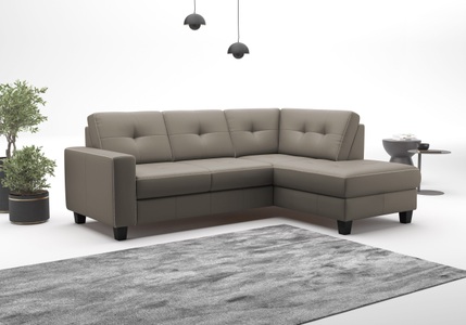 PLACES OF STYLE Ecksofa »Varese« wahlweise mit Bettfunktion und Bettkasten