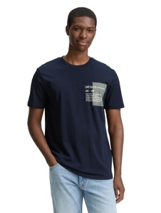 TOM TAILOR Denim T-Shirt, mit verschiedenen Logo Prints