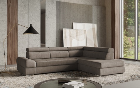 sit&more Ecksofa »Broadway L-Form«, mit verstellbaren Kopfteilen, wahlweise mit Bettfunktion