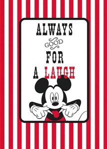 Komar, KOMAR XXL Poster »Mickey Mouse Laugh«, Komar Bild »Mickey Mouse Laugh«, Disney, (1 St.), Wandbild zur Dekoration im Kinderzimmer - ohne Rahmen