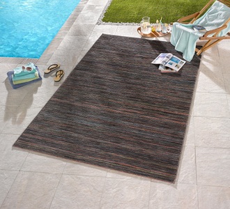 BOUGARI, Teppich, »Lotus«, bougari, rechteckig, Höhe 7 mm, NORTHRUGS Teppich »Lotus«, rechteckig, 7 mm Höhe, In-& Outdoor, Flachgewebe, Modern, Wetterfest, Garten, Wohnzimmer