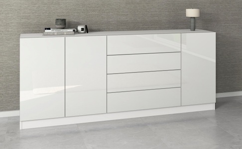 borchardt Möbel, borchardt Möbel Kommode »Vaasa«, Breite 190 cm, borchardt Möbel Sideboard »Vaasa, Kommode mit 3 Türen und 4 Schubkästen auf Kugelführungen« Breite 190 cm