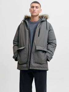 Jack & Jones Parka »JJCHARLIE DETACHABLE FAUX FUR PARKA«, mit Kapuze