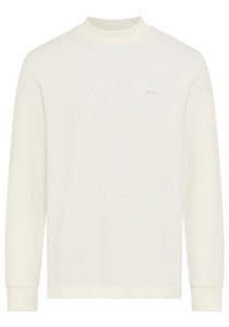 BOSS ORANGE Langarmshirt »Te explorer«, Rundhalsausschnitt, Saum- und Ärmelbündchen