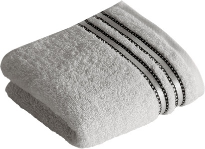 Vossen, Vossen Gästehandtücher »Cult de Luxe«, (3 St.), im Set, mit Glanzbordüre, Vossen Gästehandtücher »Cult de Luxe«, (3 St., 3er Set Gästehandtücher 30 x 50 cm), im Set, mit Glanzbordüre