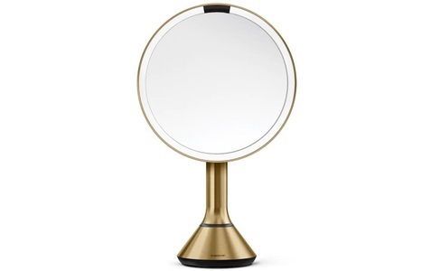 Simplehuman, simplehuman Kosmetikspiegel »Simplehuman 20cm,Messigfarben«, simplehuman Kosmetikspiegel »Simplehuman 20cm,Messigfarben«