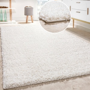 PACO HOME, Teppich, »Twister 500«, Paco Home, rechteckig, Höhe 45 mm, Paco Home Teppich »Twister 500«, rechteckig, 44 mm Höhe, Uni Hochflor Shaggy mit hoher Fadendichte
