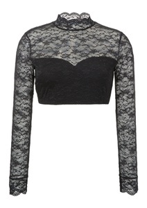 Nina von C., Nina von C. Dirndlbluse mit Stehkragen, 