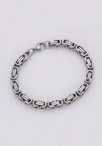 FIRETTI, Firetti Edelstahlarmband, Firetti Edelstahlarmband »Schmuck Geschenk Königskettengliederung, 6,7 mm«